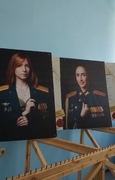 В Доме молодёжных организаций сегодня состоялось торжественное открытие мобильной фотовыставки «Жёны героев»